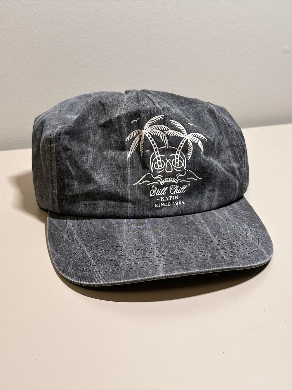 Katin 'Still Chill' Palm Tree Cap in Faded Charcoal